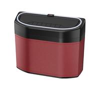 Cubo de basura para coche, cubo de basura con luz táctil, a prueba de olores, solución de almacenamiento para vehículos, autocaravanas, camiones, minivans, barcos, taxis y SUV