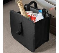 Cubo de Basura para Coche, Cubo de Basura Pequeño Plegable para Coche, Accesorios Interior Coche, Organizador para Coche Negro, Cubo de Basura Impermeable y Prueba de Fugas, para Coche, SUV, Camión