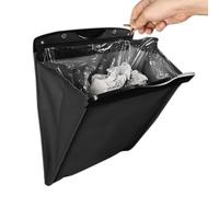 Cubo De Basura Para Coche,Piel De PU A Prueba De Olores - Papelera Para Vehículo Para Respaldo Del Asiento - Para Minivan, RV, SUV, Desplazamientos, Viajes, Salidas Familiares, Viajes Cortos, Camping