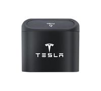 Cubo de Basura para Coche, Portátil Caja de Almacenamiento para Coche, Bote de Basura para Coche con Tapa Cubo de Basura pequeño para casa para Tesla Model 3 X Y S