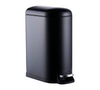 Relaxdays Cubo de basura 10 l negro