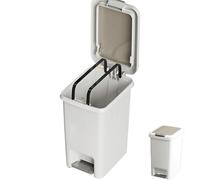 Cubo de basura para el hogar, cocina, cubo de basura para el hogar, cocina, baño, baño, sala de estar, dormitorio, con tapa, cubo de basura comercial con pedal