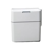 Cubo de basura para el hogar, embalaje automático, contenedor de basura rectangular con cepillo de inodoro, accesorios de baño, cubo de basura con cepillo de inodoro, contenedor de basura de embalaje