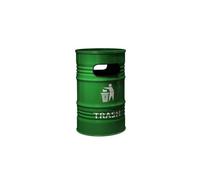 Cubo de basura para exteriores Contenedor De 240L De Gran Capacidad Estilo Industrial Al Aire Libre Hierro Comercial Lata De Gasolina Grande Creativa Grande Para patios, cocinas y entretenimiento al a