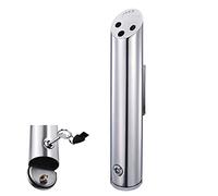 Cubo de basura para exteriores, contenedor de basura comercial al aire libre, cenicero independiente para exteriores, cenicero de pared, cubo de cigarrillos montado en la pared, poste para fumar