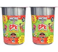 Cubo de basura para niños, micro figuras GPK, colección 1, caja misteriosa, paquete de 2 unidades