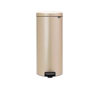 Brabantia Cubo de Pedal NewIcon, Metallic Gold, 30L