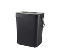 Cubo de Basura Pequeño para Cocina de 3 L - Colgante Con Tapa para Puerta de Armario, Debajo del Fregadero, Contenedor (B)