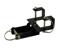 Cubo de basura rodante negro para jardín, césped, carrito, remolque, sistema de transporte para una fácil gestión de residuos y limpieza al aire libre