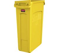 Cubo de basura SLIM JIM® Rubbermaid, capacidad 87 l, con conductos de ventilación