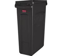 Rubbermaid Recipiente para separar materiales/cubo de basura SLIM JIM®, capacidad 87 l, con conductos de ventilación, marrón, a partir de 10 unid.