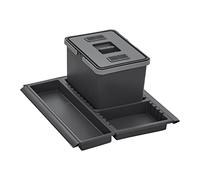 Cubo de basura SOTECH Cubo de Residuos Draw 12L con Sistema de Residuos con Tapa para cuerpo extraíble Ancho 50 cm