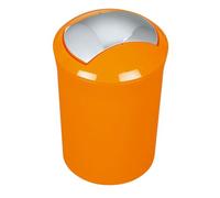 Cubo de basura spirella colección sydney color naranja acrilico (5l)