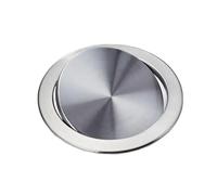 cubo de basura, tapa de cubo de basura, Tapa de basura de acero inoxidable incorporada, tapa de equilibrio de basura a prueba de agua y óxido, fácil de limpiar for el orificio del canal de la puerta d