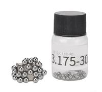 Cubo de bicicleta bola de acero 6 35 mm, Gcr15 de alto carbono para un rendimiento duradero (3,175 mm, 30 piezas)