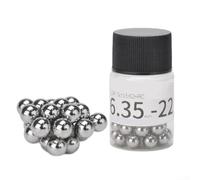Cubo de bicicleta bola de acero 6 35 mm, Gcr15 de alto carbono para un rendimiento duradero (6,35 mm, 22 unidades)