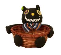 Cubo de caramelos Halloween para Trick Oro Treat decorativo lavable | Cubo de caramelos regalo de fiesta gourmets para frutas galletas chupetes chocolates aperitivos fiesta a la