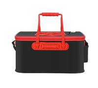 Cubo de cebo , cubo plegable portátil - Bolsa de de EVA para camping al aire libre, cubo de protección multifuncional para peces
