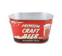 Cubo de cerveza de gran capacidad, elegante cubo de hielo ovalado para champán, barbacoas para Bar (Premium Craft Beer Small Type)