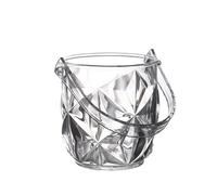 Cubo de Champán Cubitera acrílica de 1200 ml con asa, transparente, for champán, ideal for bares, fiestas y restaurantes