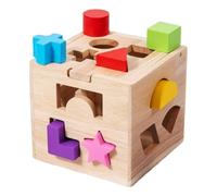 Cubo de clasificación de formas, juego educativo de aprendizaje cognitivo, reconocimiento de colores, aprendizaje familiar diario, desarrollo preescolar, juego en casa, a partir de 3 años