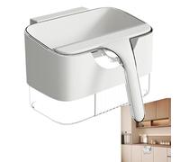 Cubo de compost interior montable - Contenedor de compost de cocina que ahorra espacio | Contenedor de compost montado en la pared, sin olor, fácil de instalar para uso en interiores, ideal para