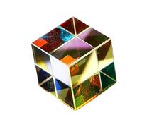 Cubo de cristal óptico en varios tamaños, 30 mm, 40 mm, 50 mm, diseñado para laboratorios de física y artes visuales, cristal de espectro para fotografía