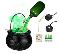 Cubo De De Halloween - Botella De Poción Flotante, Caldero De Brujas Iluminado Vintage, Exquisito Porta Ollas De, Cubo De Caldero Con Botella De Poción Flotante Mágica | Gran Navide