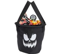 Cubo de dulces fantasma, cubo de regalo de fiesta de truco o trato de Halloween, cubo multiusos para trucos o tratos, bolsa de regalo portátil para niños, suministros de fiesta de Halloween