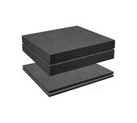 Cubo de espuma de rejilla - Espuma 2 piezas 300x300x50mm / 2 piezas 300x300x10mm Caja de herramientas