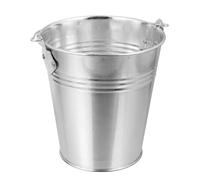 Cubo de Grasa de Chapa Galvanizada Plateada para Parrilla Portátil | Accesorio para Horno de Partículas, Ligero y Anticorrosión, Recoge Aceite y Mantiene Limpia la Parrilla