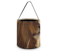 Cubo de Halloween con asas, bolsas para dulces, bolsa de dulces, cestas Prairie Lion