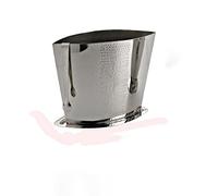 Cubo de hielo de acero inoxidable con punta de martillo, cubo de champán cónico, cubo de hielo para comida occidental, cubo de hielo para bar en casa, cubo de cerveza, cubos para bebidas, cubo para be