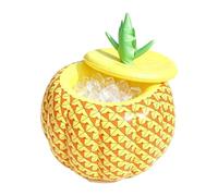 Cubo De Hielo De Fiesta | Piña Inflable de Gran Capacidad con Tapa | Portabebidas Frutas Cubo De Hielo | Para Fiestas Estivales Playa Piscina Pesca Camping Picnic Botella de agua