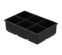 Cubo de hielo grande de 6 cuadrados Cubos cuadrados Cubos de hielo Silicona Silicona Molde de hielo Accesorios de barra de fiesta