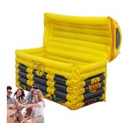 Cubo de hielo inflable, diseño de del tesoro de material de PVC, enfriador de bebidas de gran capacidad para frutas de cerveza, cubo de servir hielo, decoraciones de para interiores y
