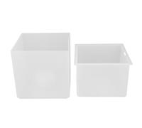 Cubo de hielo LED de 3,5 L de gran capacidad, impermeable IP65, cubo de hielo cuadrado de doble capa con luces RGB que cambian de color, ideal para fiestas de champán y cerveza,