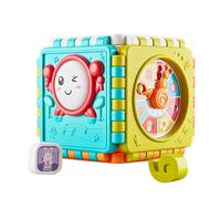 Cubo de juego educativo: juguete de tambor sensorial, juego de construcción, centro de aprendizaje atractivo | Equipo de mejora de habilidades cognitivas, aplicación ideal para niños, niñas, niños peq