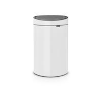 Cubo de la basura brabantia touch bin new 40l blanco