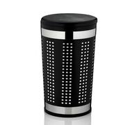 Kela Caja de Ropa de Cama Sevilla, Metal, Black, One Size