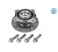 MEYLE Juego de cojinete de rueda 300 312 1106 Eje delantero Diámetro exterior: 143mm Cojinete de bolas con perno de sujeción de rueda con cojinete rueda incorporado Compatible con BMW 5 Sedán E60