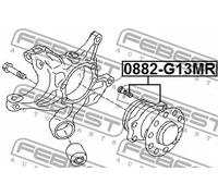 FEBEST 0882-G13MR Cubo de rueda