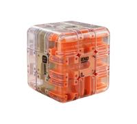 Cubo de Laberinto 3D, Bola de Laberinto 3D, Complejo con Bolas giratorias, Juguete Interactivo, práctico Juguete de Entrenamiento Cerebral para aliviar el estrés