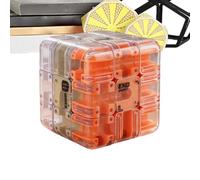 Cubo De Laberinto De Bolas 3D - Juguete De De Cubo Mágico | Juguete Educativo para Enigmas, para Niños, Niños, Niñas, Viajes, Escuela, Fiesta, Aula, Viaje En Coche, Sala De Juegos, Educac
