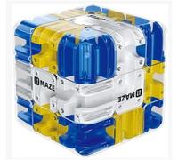 Cubo De Laberinto De Bolas Rodantes 3D, Juego De Laberinto De Bolas Rodantes Lógico 3x3, Rompecabezas 3D Educativo For Aliviar El Estrés, Enfoque Y Resolución De Problemas(B)