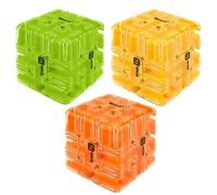Cubo de laberinto de rompecabezas grande 3D de laberinto, juguete atractivo para el cerebro, bola mágica de 3 x 3 laberintos para aliviar el estrés, un regalo educativo perfecto (3 colores)