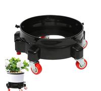 Cubo de lavado con ruedas - Carrito multifuncional para accesorios de lavado de coches, sellado de entradas y trabajos de pintura | Soporte de cubo para grasa de aceite, gastronomía y mampostería