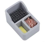 Cubo de lavado de coche portátil resistente con ruedas, capacidad de carga de 250 libras, cubo de limpieza rodante con poleas y sistema de freno para uso en jardín al aire libre (gris)