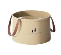 Cubo de lavado: diseño antideslizante portátil de alta densidad, lavabo multiusos duradero con asa | Cubo para remojo de verduras para jardinería, cocina, trabajo agrícola, Camping, lavandería, puerta