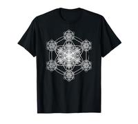 Cubo de Metatrón Fractal Círculos Geometría Sagrada Camiseta